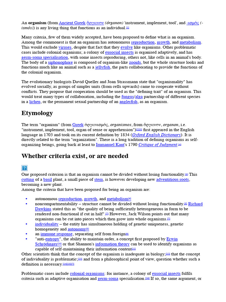 Etymology: (Órganon) 'Instrument, Implement, Tool', and (-Ismós) ) Is ...