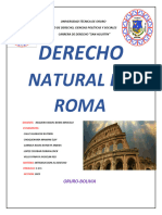 DERECHO NATURAL EN ROMA