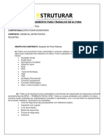 PROCEDIMENTO PARA TRABALHO EM ALTURA- REVISADO