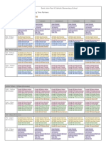 Schedule of All Planning Time Partners