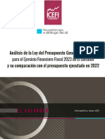 Icefi - DDF - Analisis Del Presupuesto 2023 de El Salvador y Su Comparativa Con El 2022