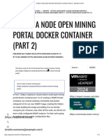 Create A Node Open Mining Portal Docker Container Part 2 - Explosive Cloud