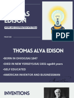 Thomas Edison Prezentacija