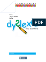 Lignes Directrices Pour L'évaluation - Dyslexie