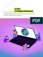 Guidelines For The Governance of Digital Platforms