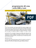 Cómo la programación 4D crea sinergias entre BIM y Lean