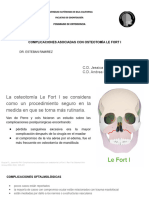 COMPLICACIONES ASOCIADAS CON OSTEOTOMÍA LE FORT I [Autoguardado]