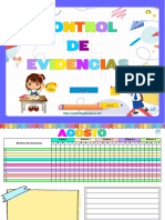 Control de Evidencias Ciclo Escolar 2022-2023