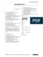 Interchange5thEd Level1 Unit06 Listening Worksheet