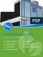 Series 1500 Cooling Tower: Table of Contents