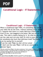 3.programming Conditional Logic