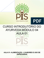 Curso Introdutório Do Ayurveda Módulo 04 Aula 01