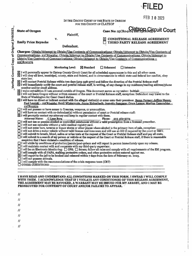 Emily Reyneke Astoria School District Whistleblower Retaliation Motion Emily Reyneke Astoria School District Whistleblower Retaliation Motion