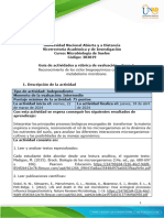 Guía de Actividades y Rúbrica de Evaluación - Unidad 2 - Tarea 3 - Reconocimiento de Los Ciclos Biogeoquímicos Con Base en El Metabolismo Microbiano