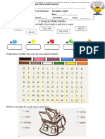 I Avaliação de Inglê5 Alaide Eja