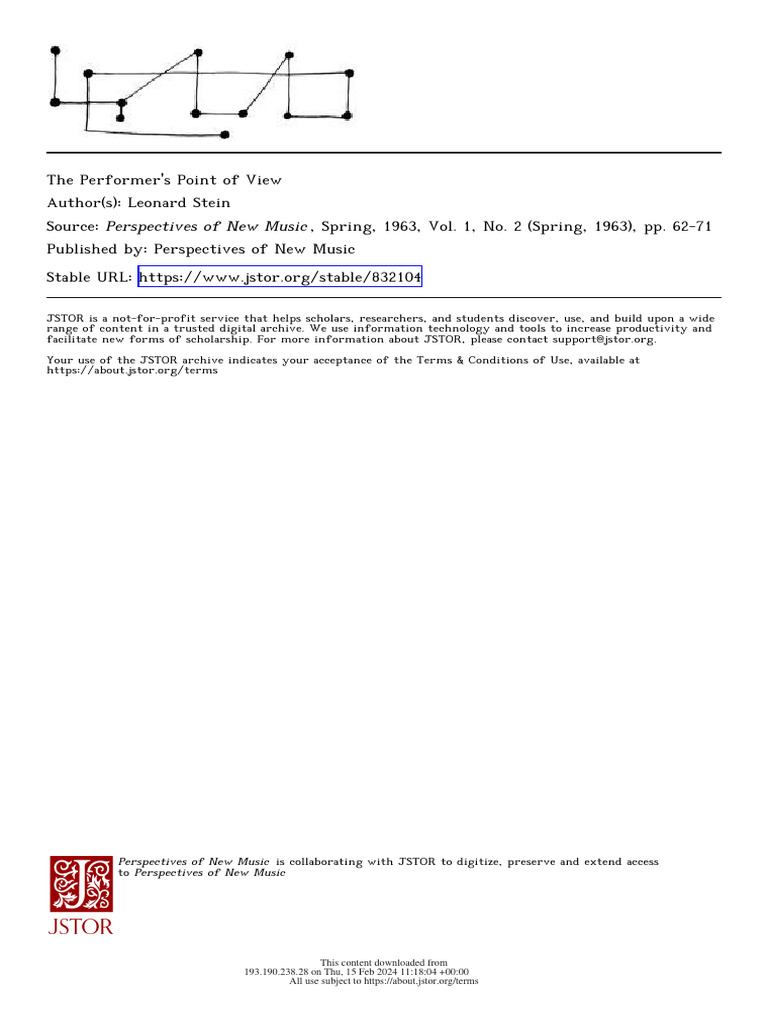 The Performer's Point of View PDF Composers Musical Compositions
