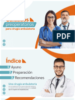 Brochure#1 - Cuidados Preoperatorios Cirugía - Ambulatoria