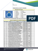 Nomina Equipo Cruzeiro