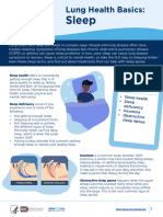 Lung Basics Sleep Fact Sheet