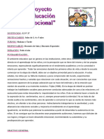 Proyecto de Educacion Emocional Marzo 2024 Corregido