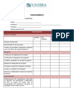 Checklist - Funcionamento