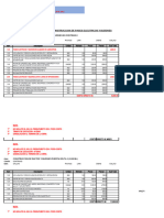 Presupuesto Actualizado Ductos y Buzones en Contrans