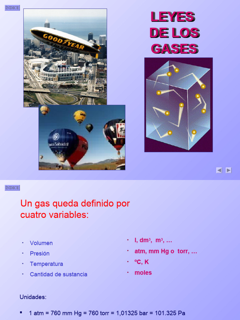 Leyes de los Gases Ideales y Reales | PDF | Gases | Mole (Unidad)