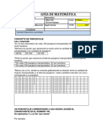 6° Proporciones y Porcentajes