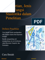 Kegunaan Statistika - SASTRAP