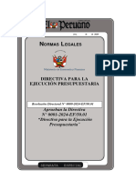 Directiva - 0001 - 2024EF5001 Ejecucion Presupuestaria 2024