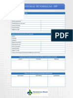 Ficha Plano Pessoal de Formacao