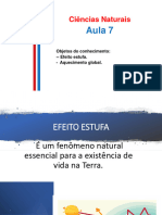 Efeito Estufa - Aula 7