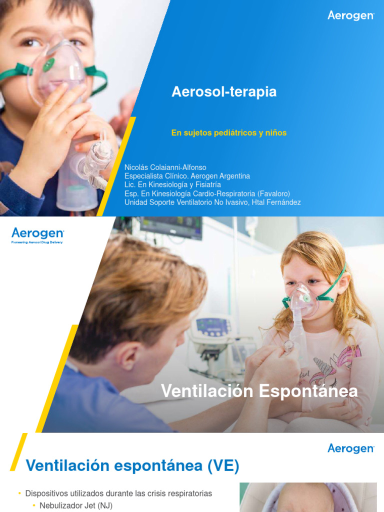 Aerosol Terapia En Pediatria PDF Asma Medicina
