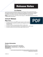 Sarix Enhanced Series 3 Firmware Release Notes v3.0.0.21