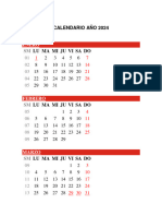 Calendario Año 2024