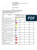 Modelo - Ficha de Acompanhamento Da Evolução Da Escrita Dos Alunos