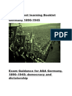 Exam Guidance For Aqa Germany Knowledge Buster Done
