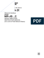 Mr-Je - C Servo Amplifier Instruction Manual (Cc-Link Ie Field Network Basic)