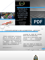 Honduras, Canasta de Alimentos Más Cara