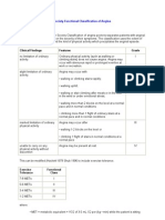 Canadian Cardiovascular Society Functional Classification of Angina