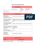 Prototipo de Programa Analítico