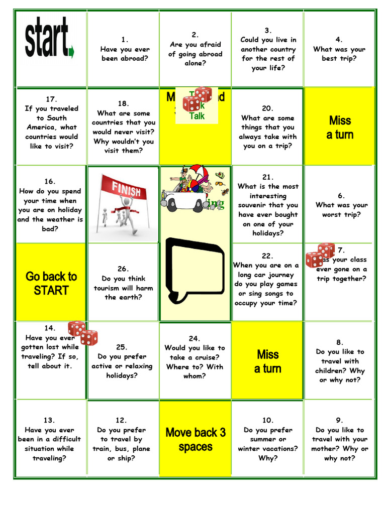 Travelling Board Game Boardgames | PDF