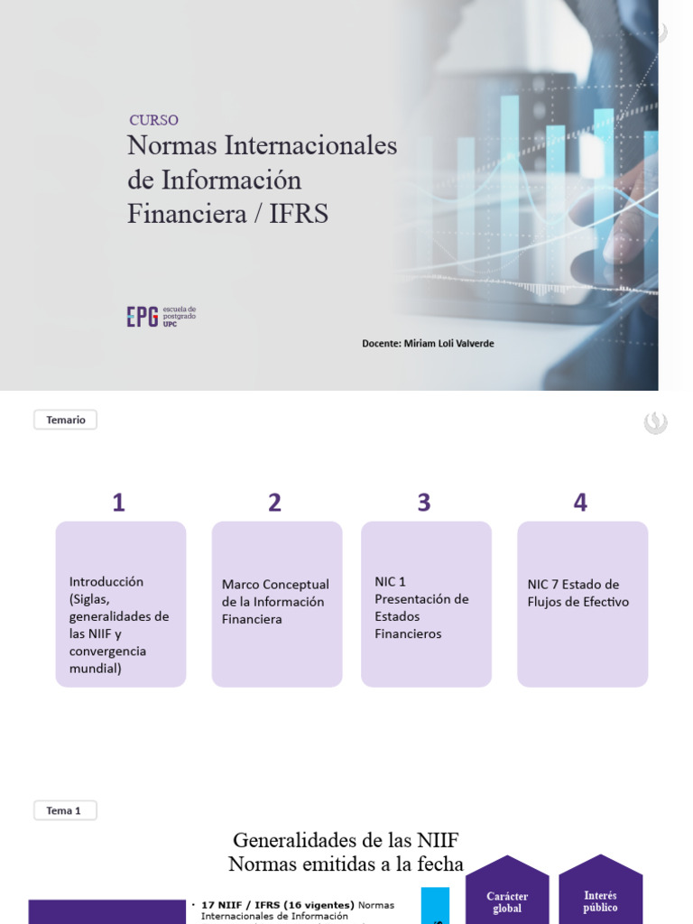 Curso Completo sobre NIIF e IFRS | PDF | normas internacionales de ...