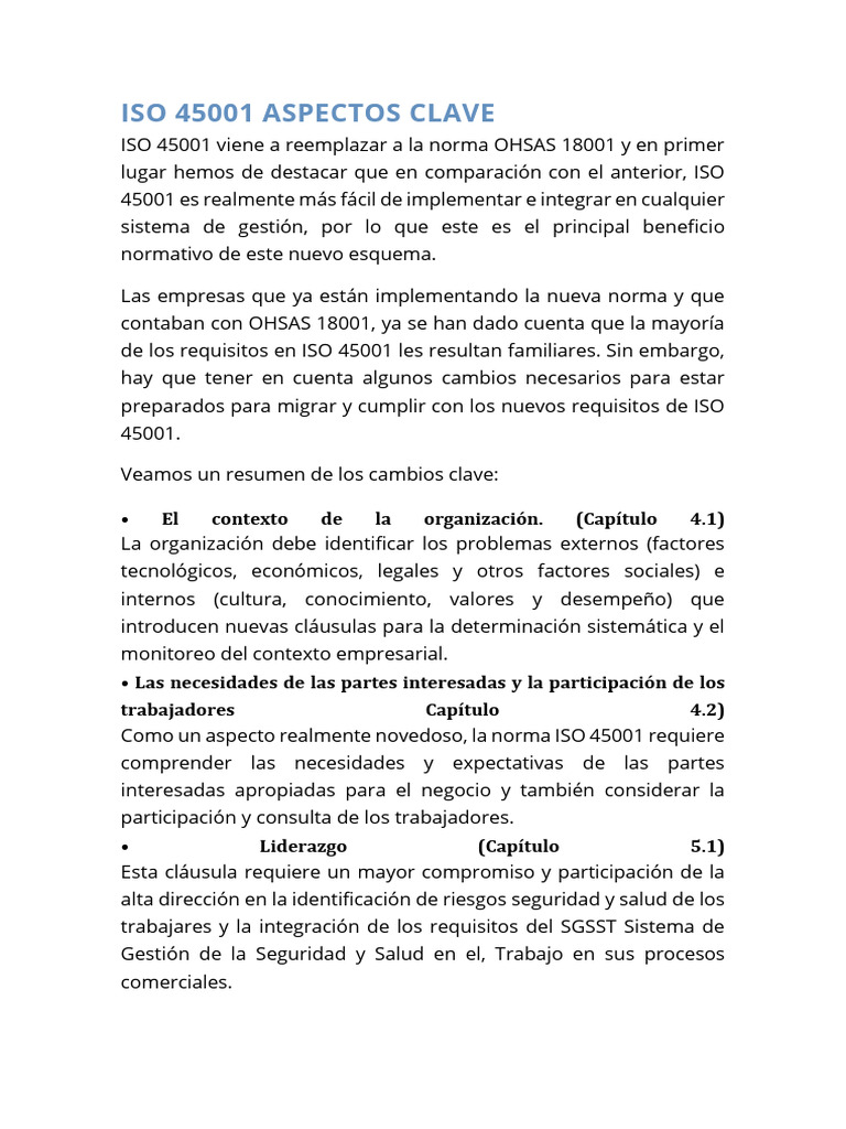 04 iso 45001 aspectos clave pdf business