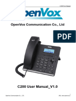 C200 IP Phone User Manual - 1