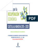 Pacto Recuperacion Economica CLM 15 - 20 - Informe Ejecutivo 2osemestre - 2018