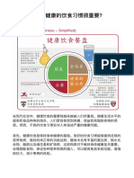 为什么健康的饮食习惯很重要？