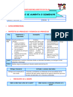 SESIÓN REFORZAMIENTO ESCOLAR