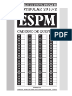 Prova ESPM-SP 2016.2 - M