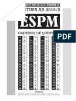 Gabarito ESPM-SP 2016.2 - P